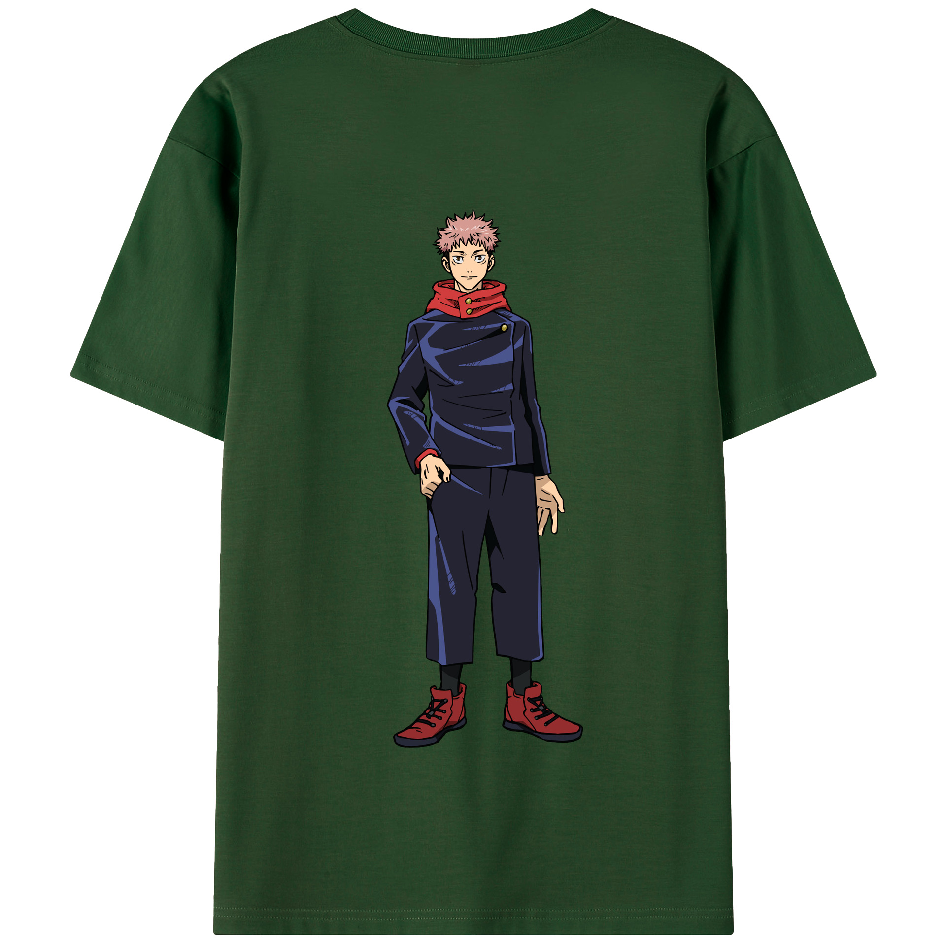 （画像用） 呪術廻戦 Jujutsu Kaisen 綿100％半袖Tシャツ（背面プリント）